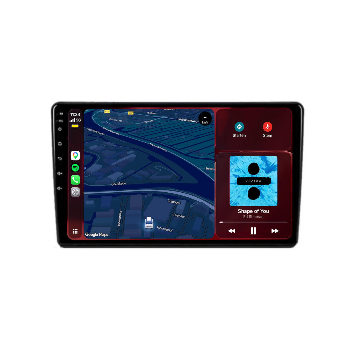 Citroën Berlingo CarPlay & Android Auto radio | 2008 t/m 2019 | 9 inch | Android 15 | CTX-7222