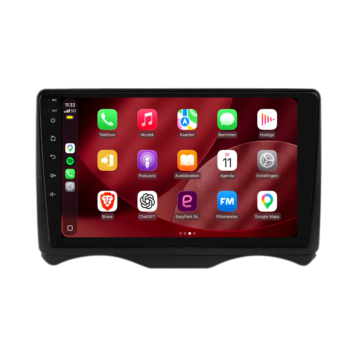 Citroën C2 CarPlay & Android Auto radio | 2002 t/m 2006 | 9 inch | Android 15 | CTX-7457