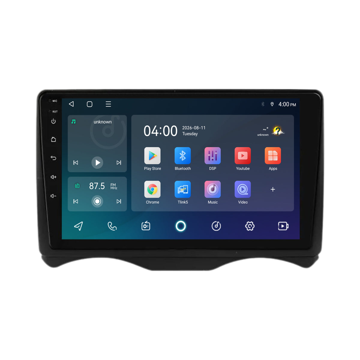 Citroën C2 CarPlay & Android Auto radio | 2002 t/m 2006 | 9 inch | Android 15 | CTX-7457