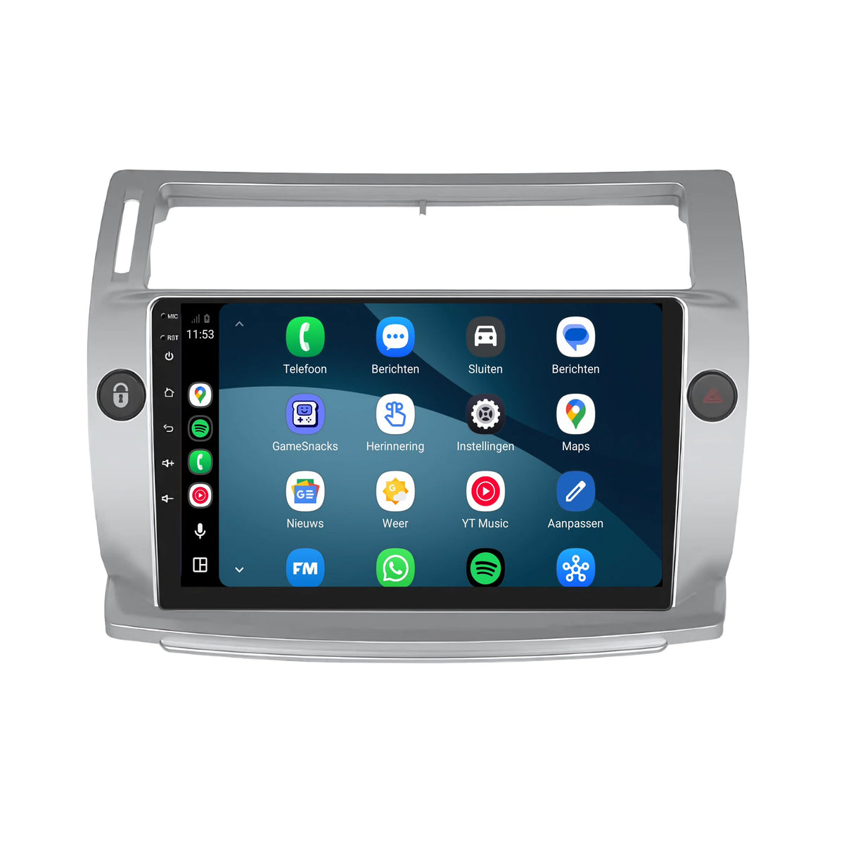 Citroën C4 CarPlay & Android Auto radio | 2004 to 2010 | 9 inch | Android 15