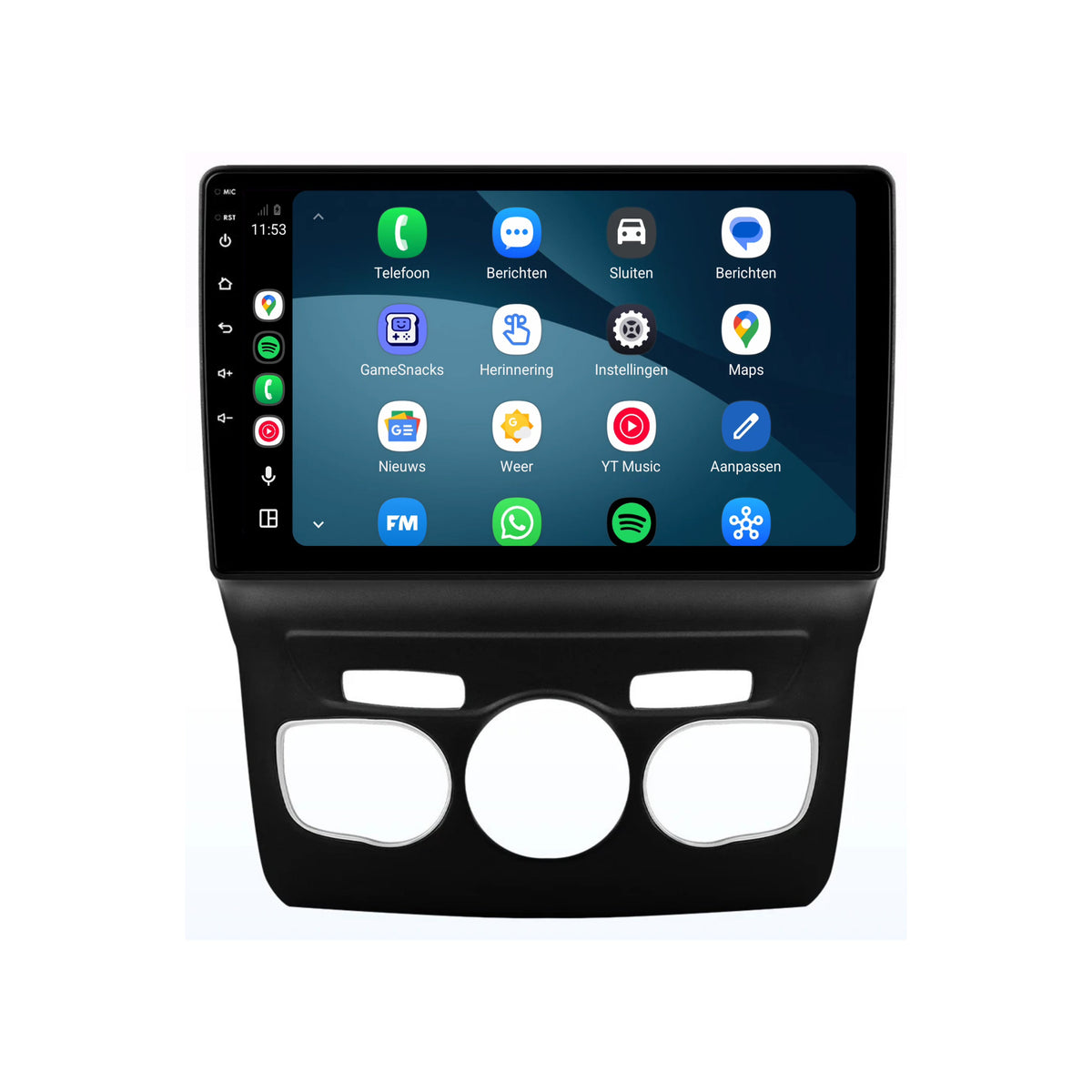 Radio z CarPlay i Android Auto do Citroën C4 | 2010–2018 | 10 cali | Android 15 | CTX-7449