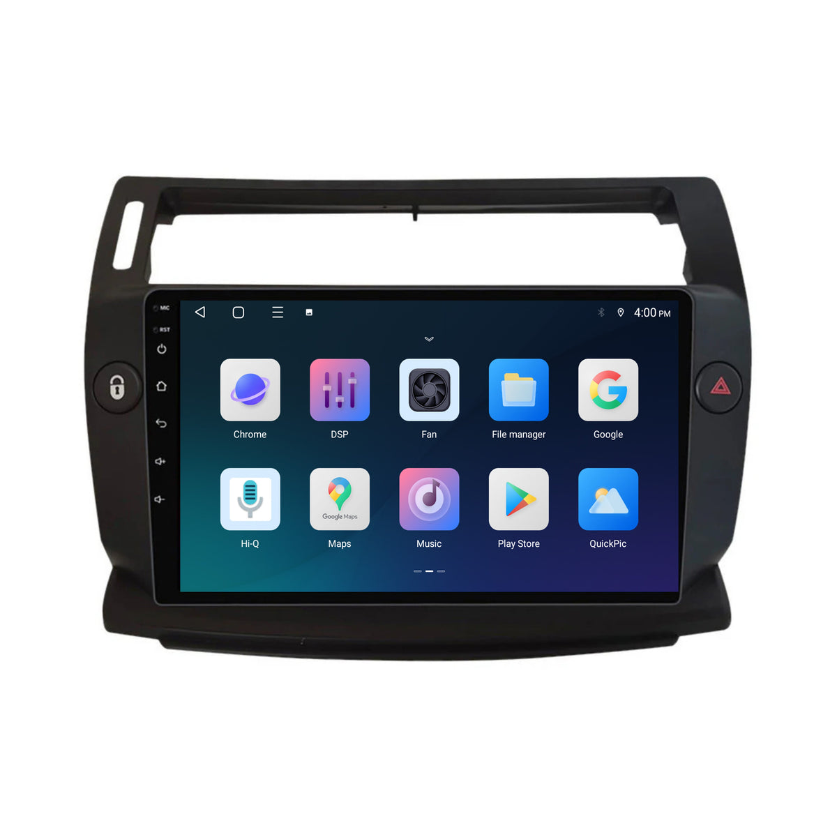Autoradio CarPlay & Android Auto pour Citroën C4 | 2004 à 2010 | 9 pouces | Android 15 | Noir | CTX-7318