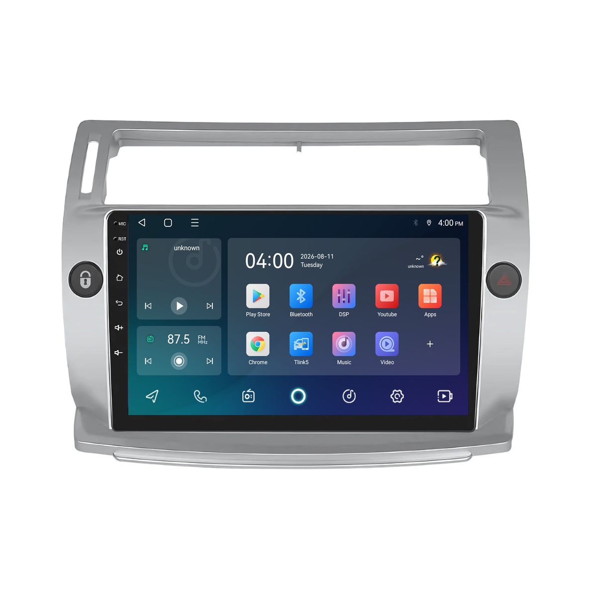Citroën C4 CarPlay & Android Auto radio | 2004 to 2010 | 9 inch | Android 15