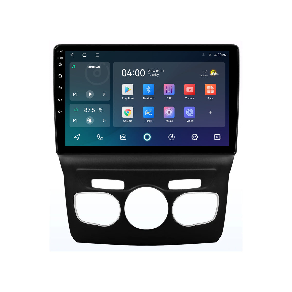 Radio z CarPlay i Android Auto do Citroën C4 | 2010–2018 | 10 cali | Android 15 | CTX-7449