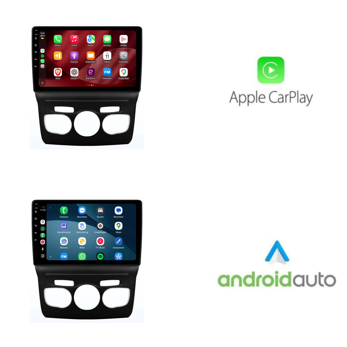 Radio z CarPlay i Android Auto do Citroën C4 | 2010–2018 | 10 cali | Android 15 | CTX-7449