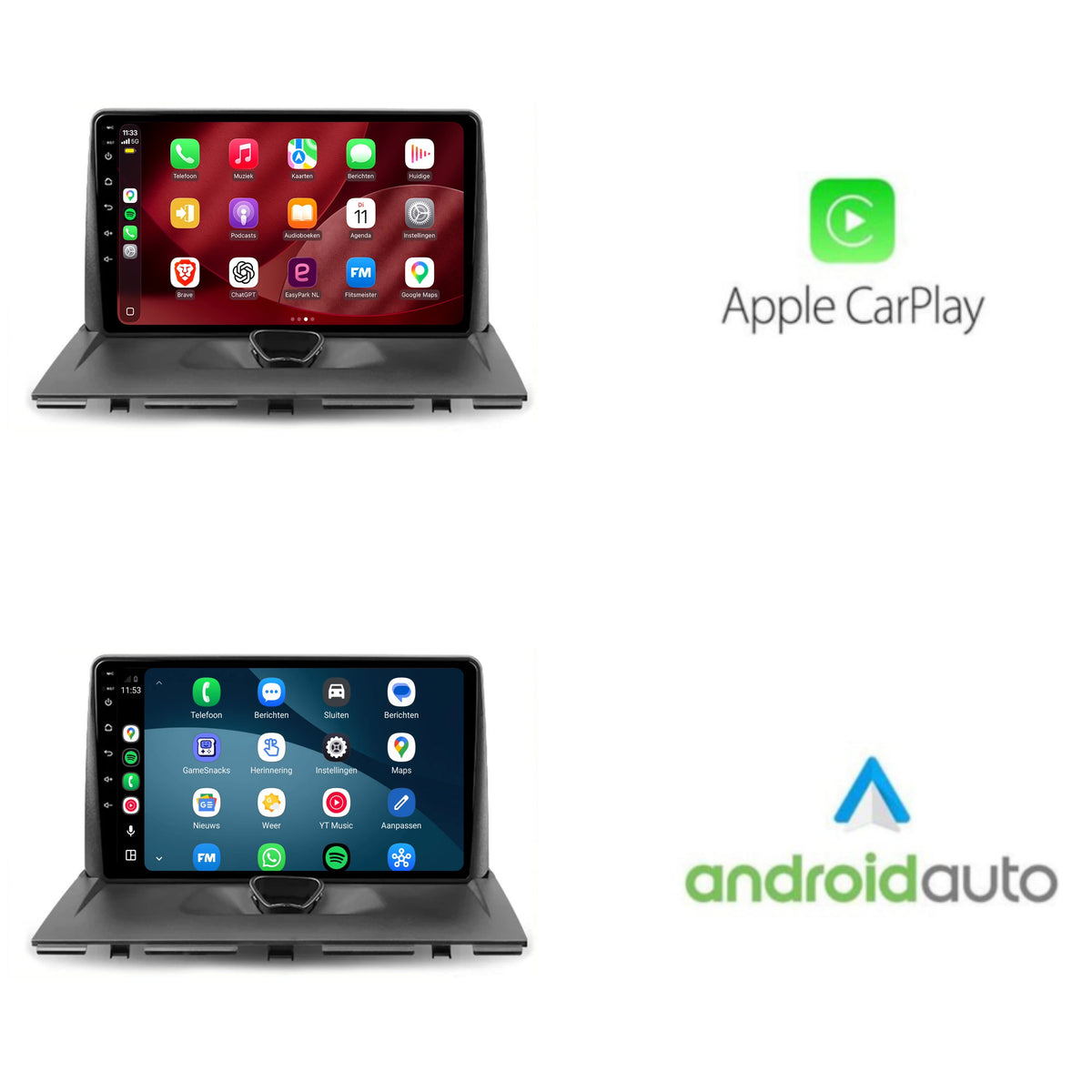 Autoradio CarPlay & Android Auto pour Citroën Jumpy | 2007 à 2016 | 9 pouces | Android 15 | CTX-7225