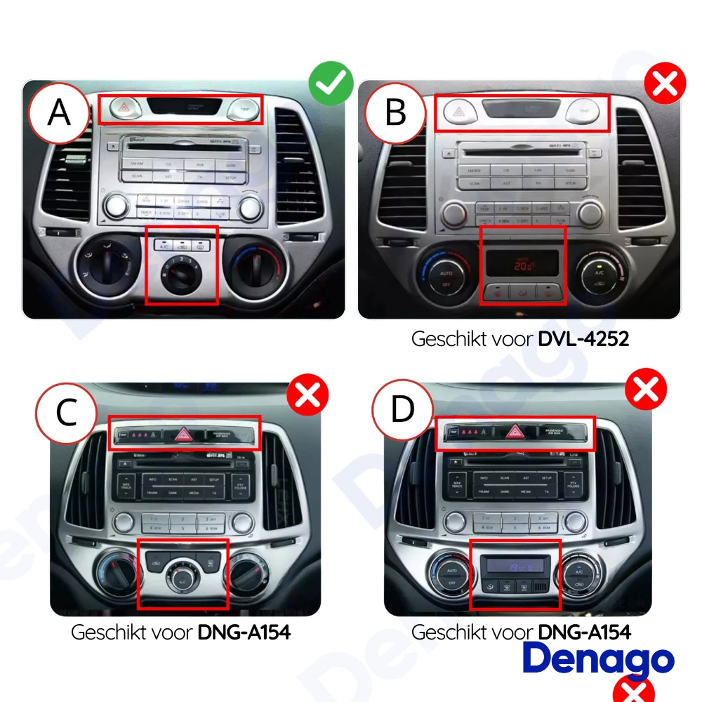 Autoradio CarPlay & Android Auto pour Hyundai i20 | 2008 à 2014 | 9 pouces | Android 15