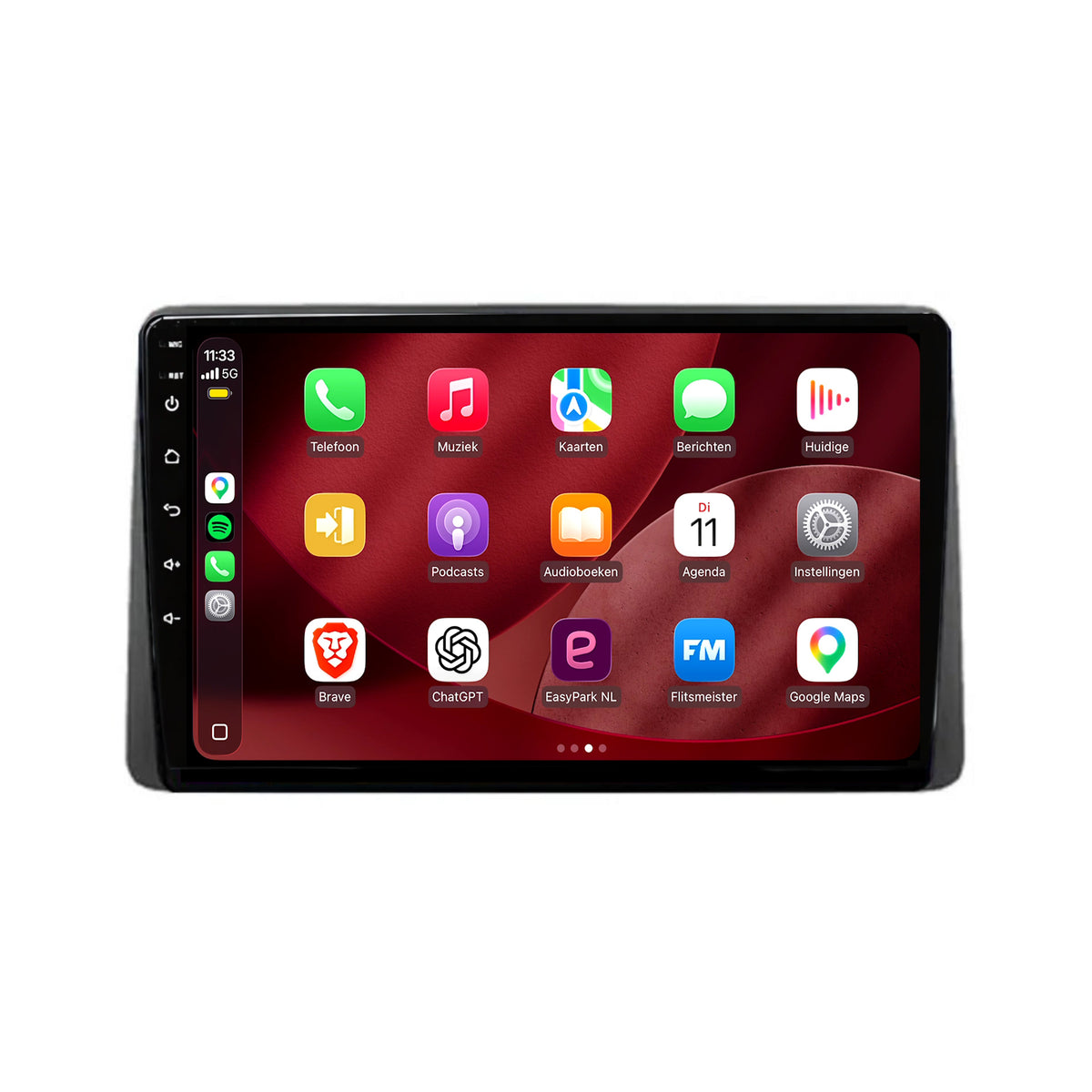 Radio con CarPlay y Android Auto para Dacia Duster | 2021 a 2024 | 9 pulgadas | Android 15 | CTX-7093