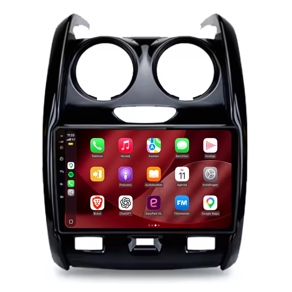 Dacia Duster CarPlay & Android Auto radio | 2013 t/m 2017 | 9 inch | Android 15