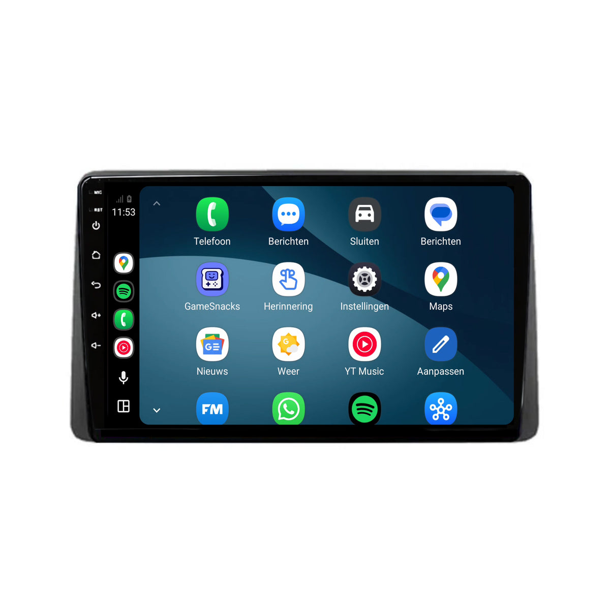 Radio con CarPlay y Android Auto para Dacia Duster | 2021 a 2024 | 9 pulgadas | Android 15 | CTX-7093