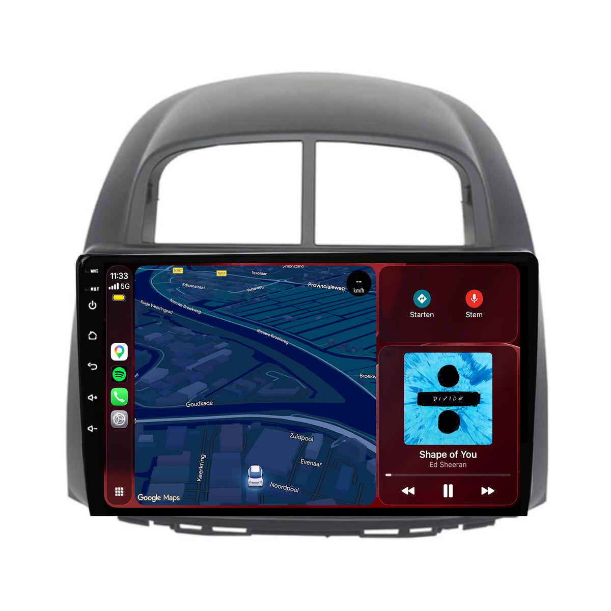 Radio con CarPlay y Android Auto para Daihatsu Sirion | 2013 a 2018 | 9 pulgadas | Android 15 | CTX-7146