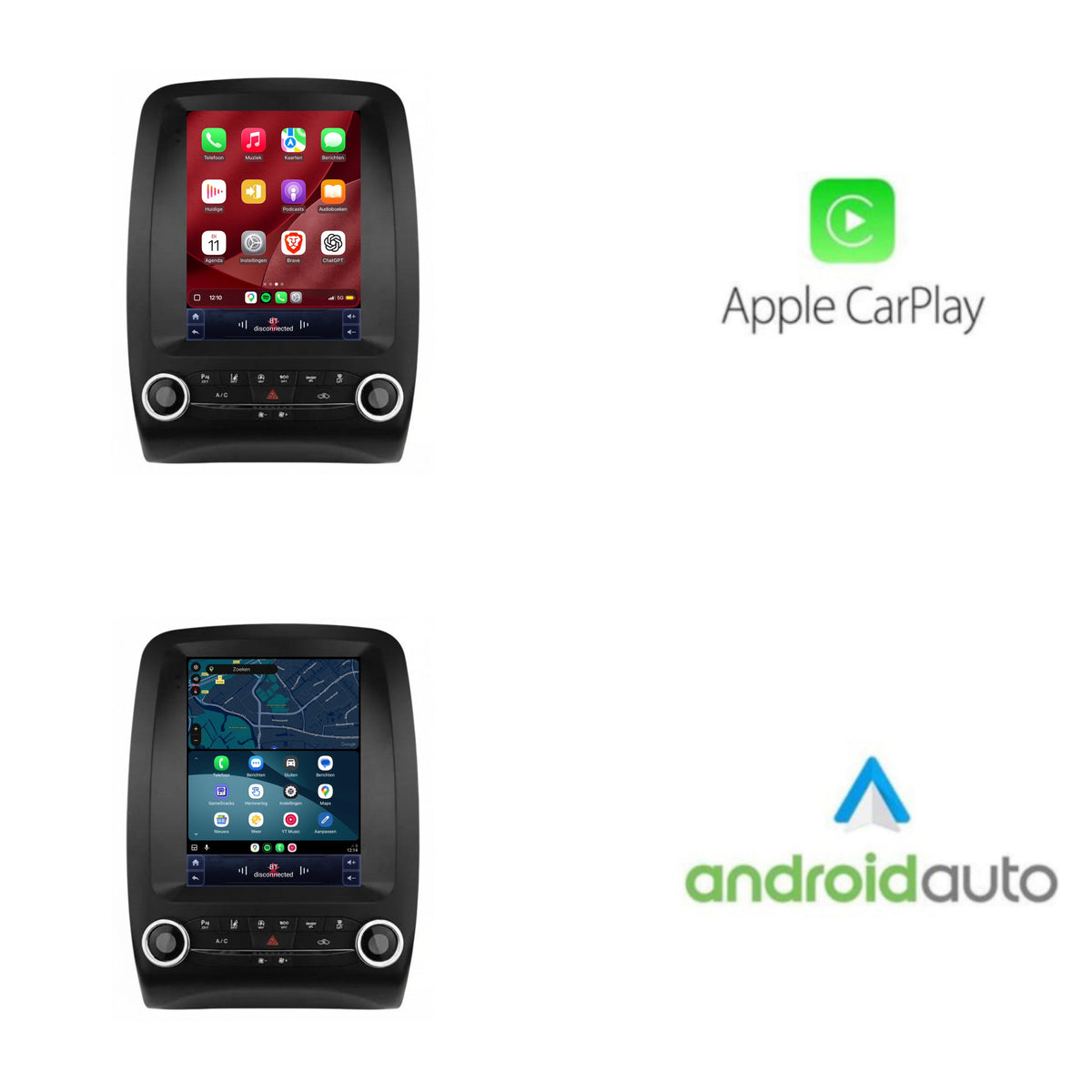 Dodge Durango CarPlay & Android Auto radio | 2014 t/m 2020 | 9.7 inch | Android 15 | CTX-7435