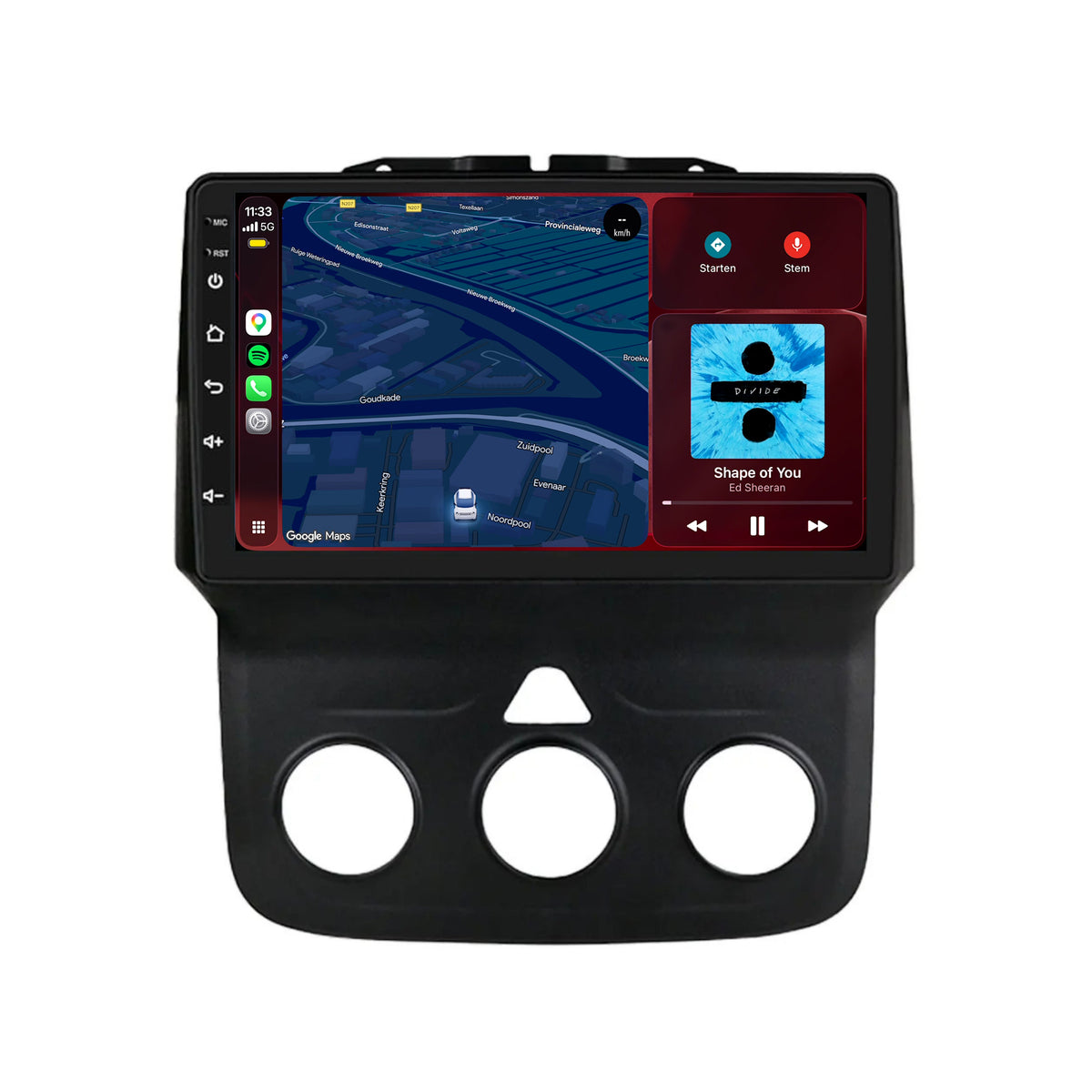 Dodge RAM CarPlay & Android Auto radio | 2014 t/m 2018 | 9 inch | Android 15 | CTX-7490