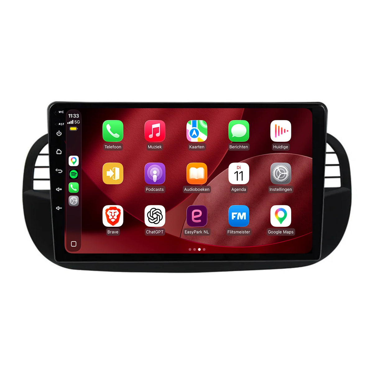 Autoradio CarPlay & Android Auto per Fiat 500 | 2007-2015 | 9 pollici | Android 15