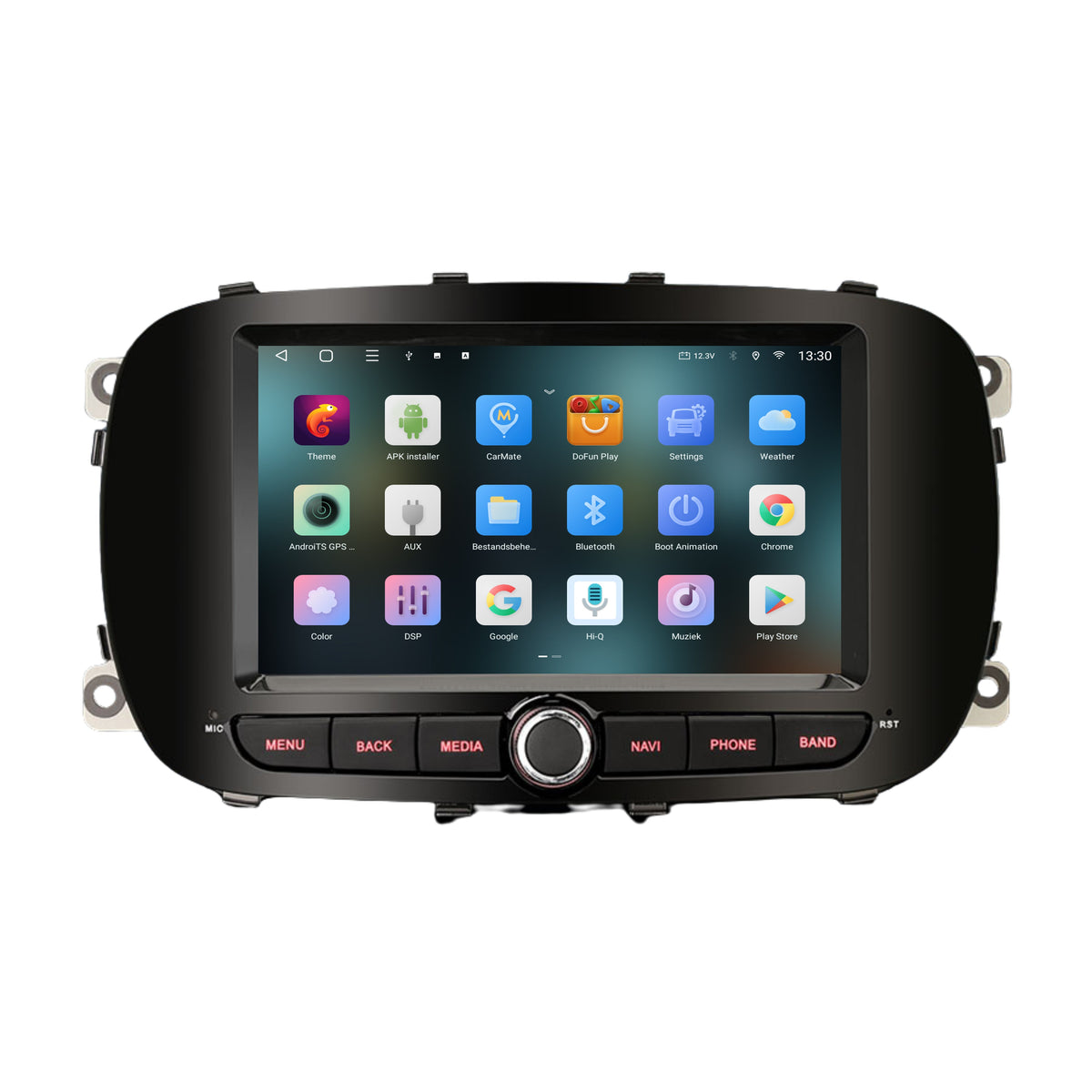 Fiat 500X | Radio samochodowe Android 16 | 2015–2023 | CarPlay i Android Auto
