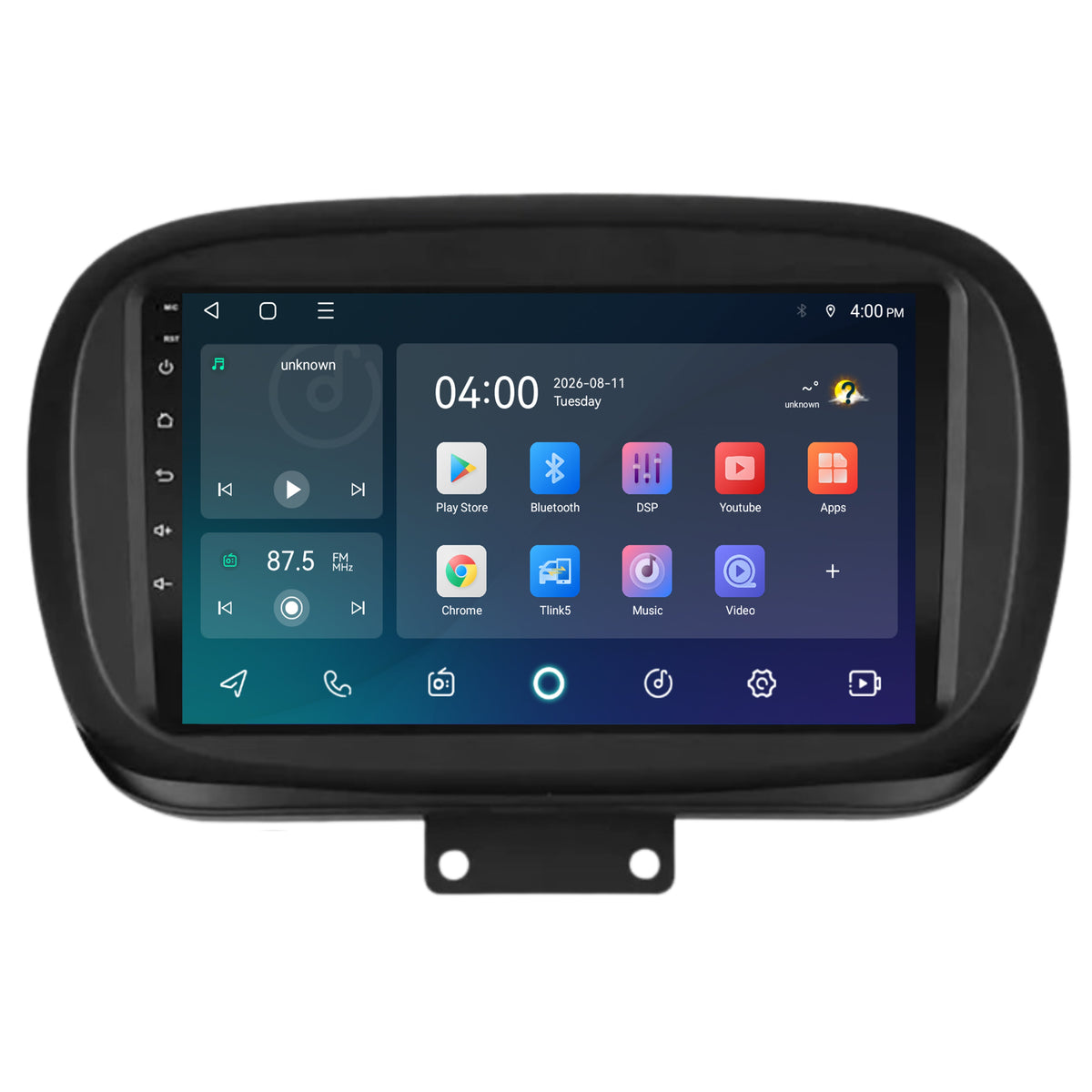 Autoradio CarPlay & Android Auto per Fiat 500X | dal 2014 al 2023 | 9 pollici | Android 15 | CTX-7147