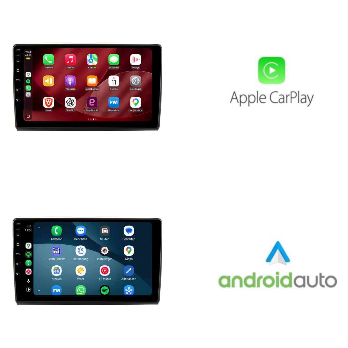 Radio z CarPlay i Android Auto do Fiata Bravo | 2006–2017 | 9 cali | Android 15 | CTX-7178