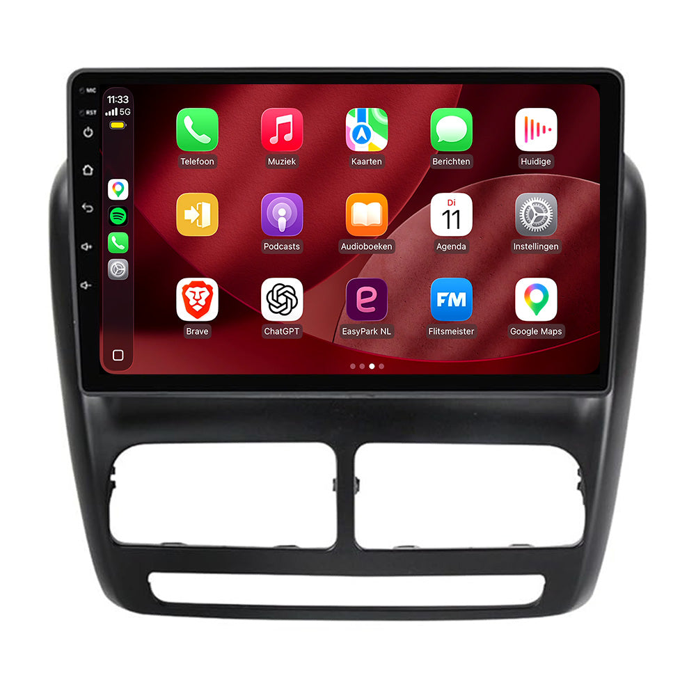 Radio z CarPlay i Android Auto do Fiat Doblo | 2010–2014 | 9 cali | Android 15 | CTX-7213