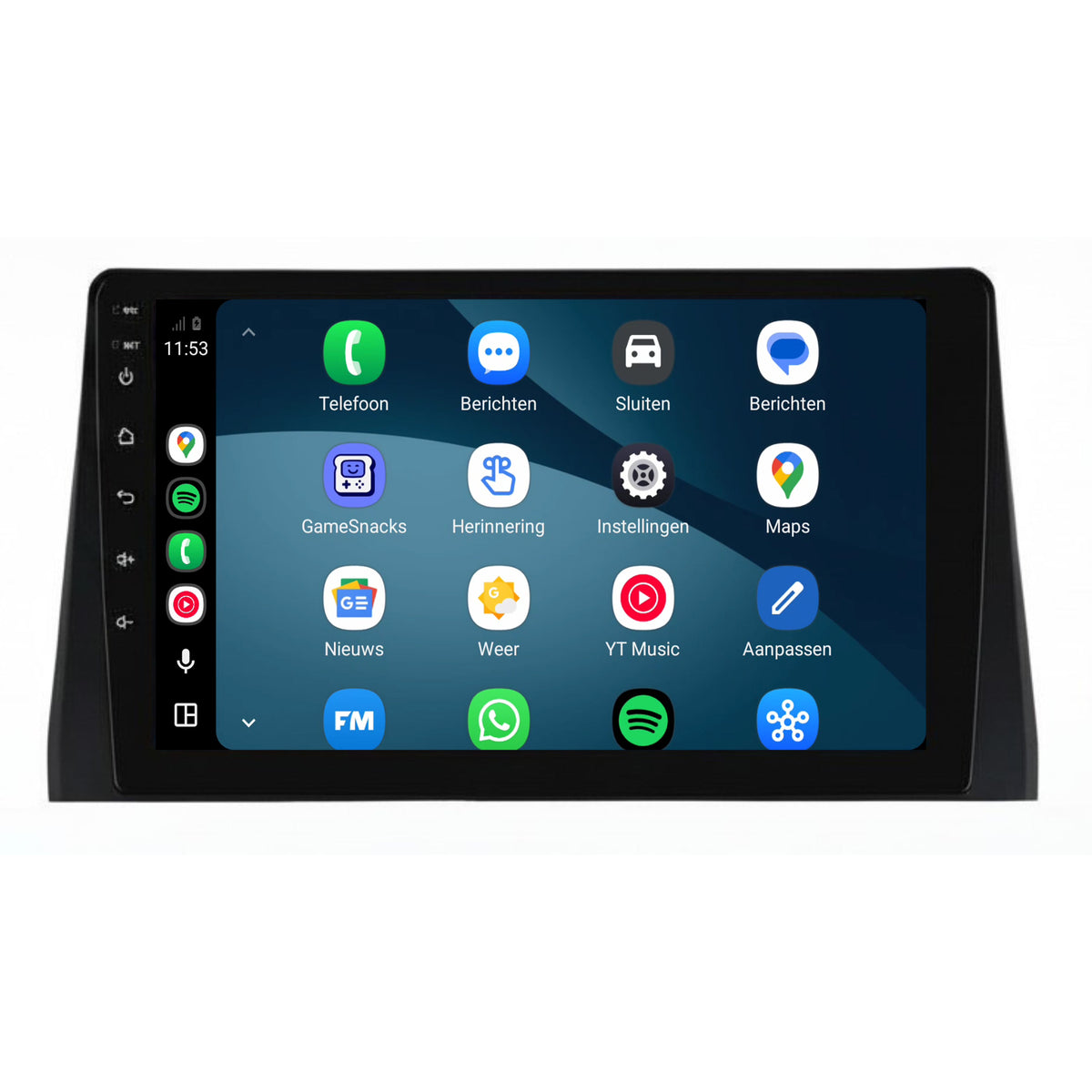 Fiat Doblo CarPlay & Android Auto Radio | 2021 bis 2024 | 9 Zoll | Android 15 | CTX-7423