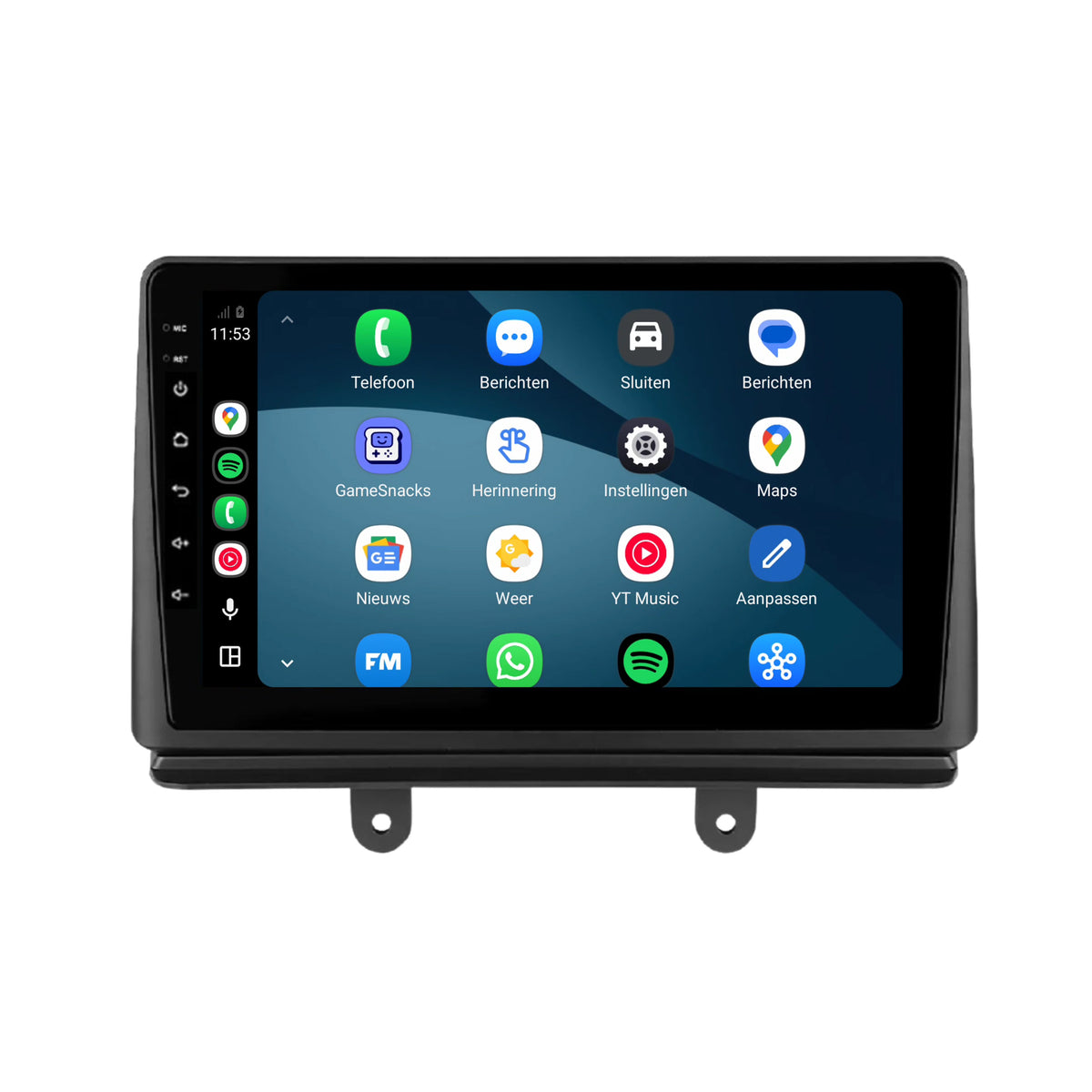 Fiat Doblo CarPlay & Android Auto radio | 2002 t/m 2009 | 9 inch | Android 15 | CTX-7426