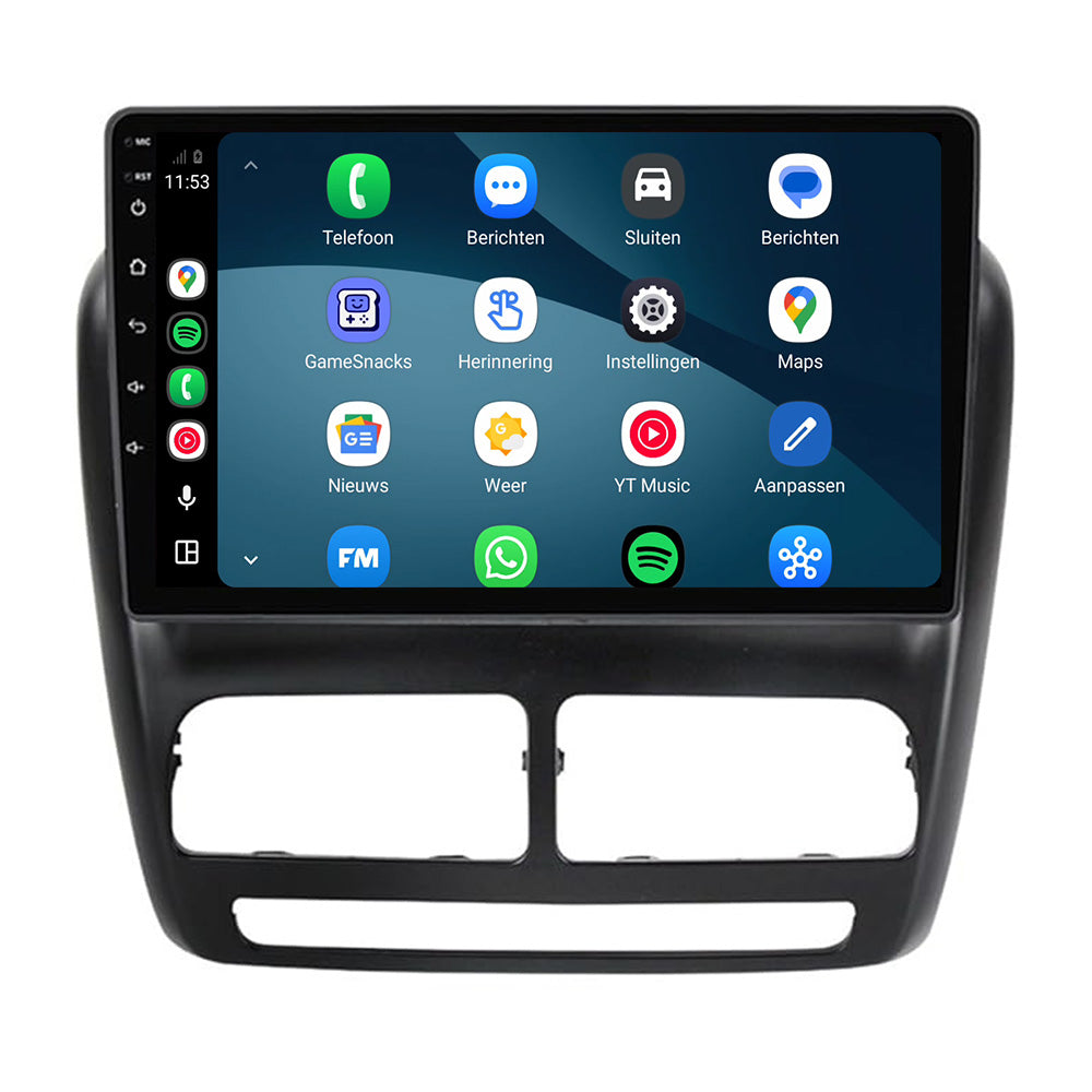 Radio z CarPlay i Android Auto do Fiat Doblo | 2010–2014 | 9 cali | Android 15 | CTX-7213