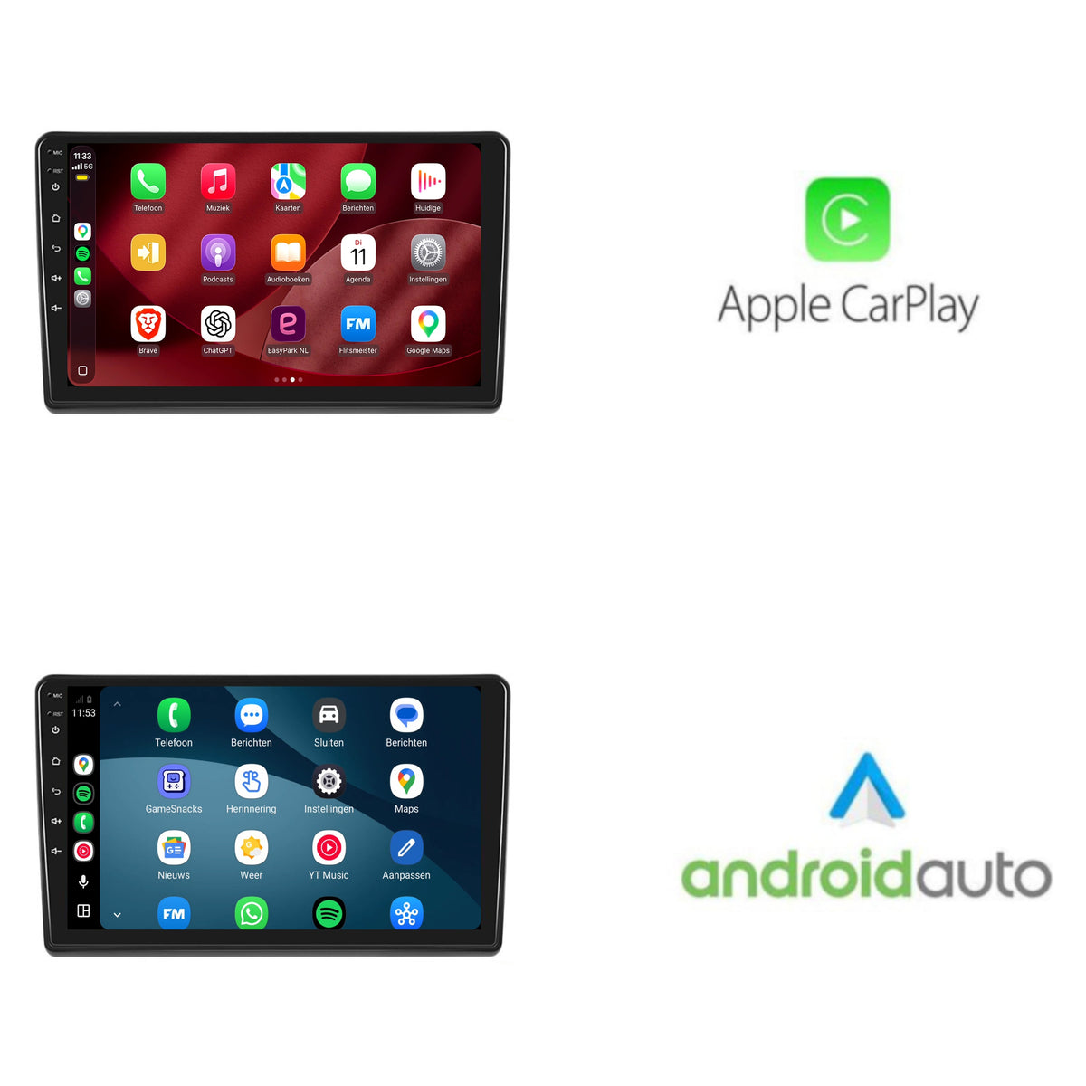 Autoradio CarPlay & Android Auto per Fiat Ducato | 2012 - 2021 | 9 pollici | Android 15 | CTX-7149