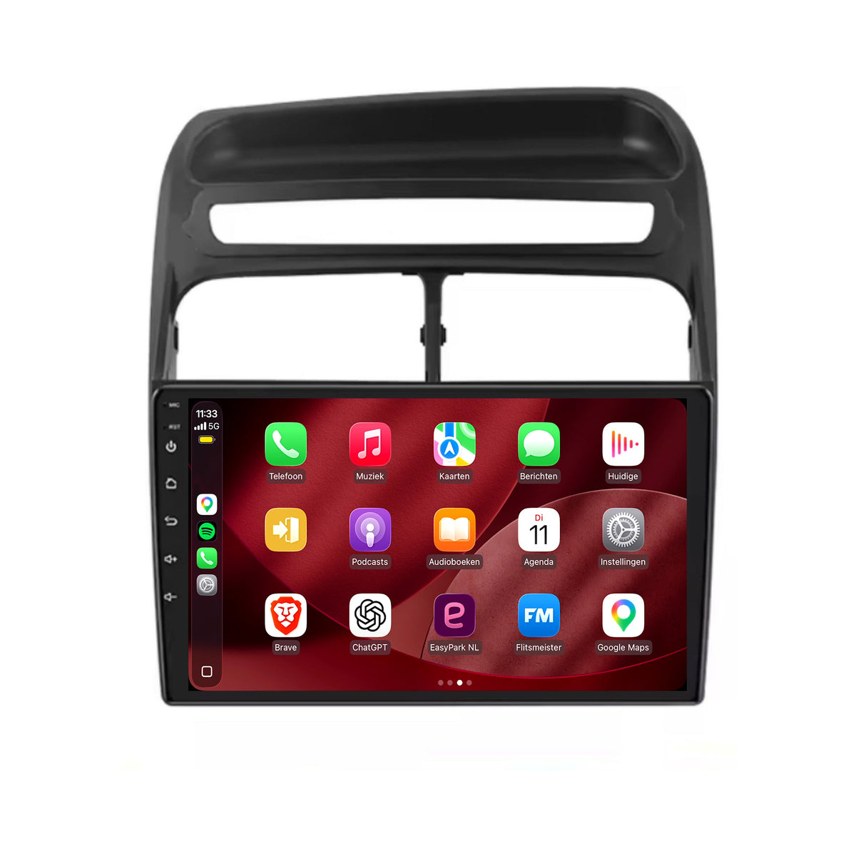 Fiat Punto & Linea CarPlay & Android Auto Radio | 2007 bis 2012 | 9 Zoll | Android 15 | CTX-7294