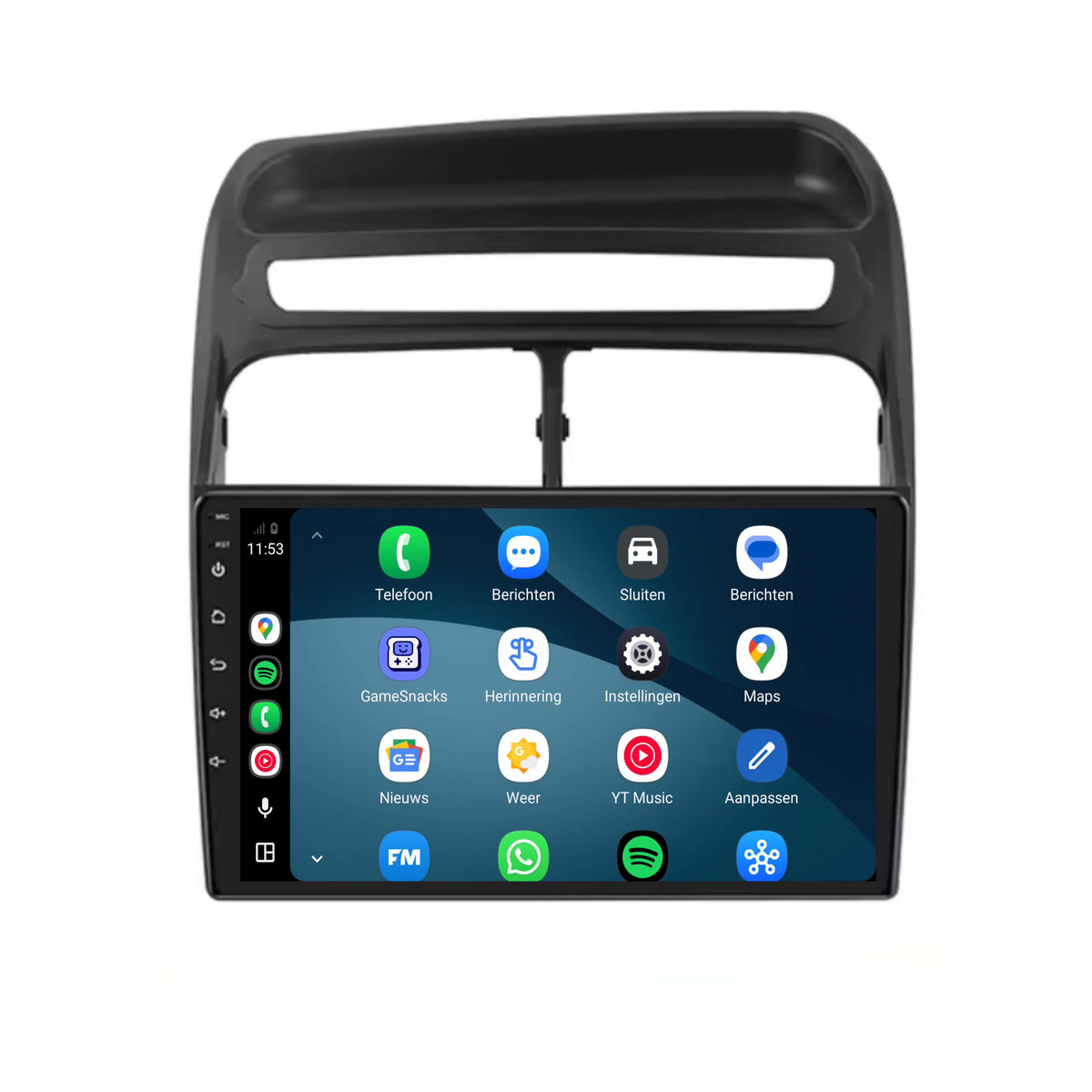 Fiat Punto & Linea CarPlay & Android Auto Radio | 2007 bis 2012 | 9 Zoll | Android 15 | CTX-7294