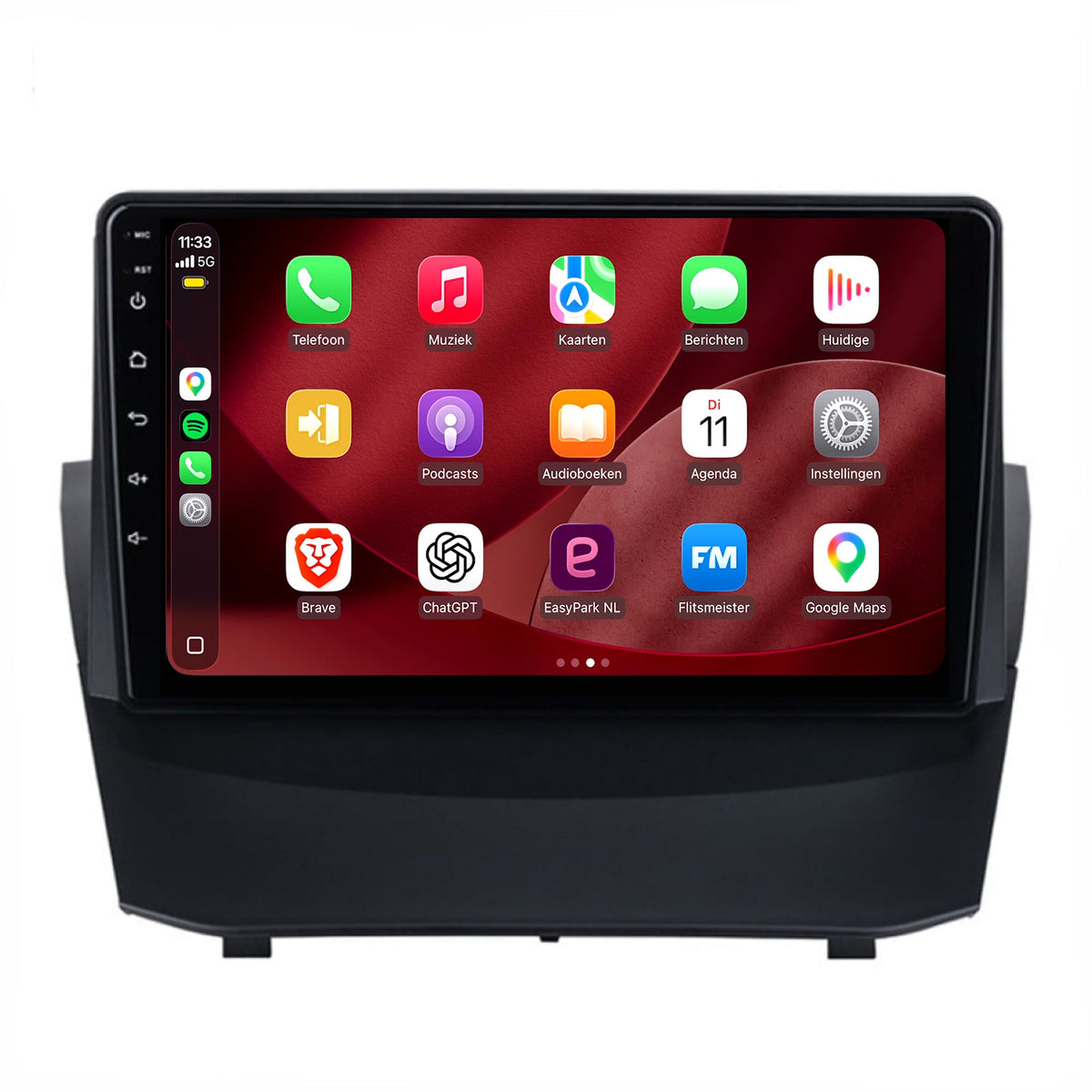 Autoradio con CarPlay e Android Auto per Ford Fiesta | 2013-2017 | 9 pollici | Android 15