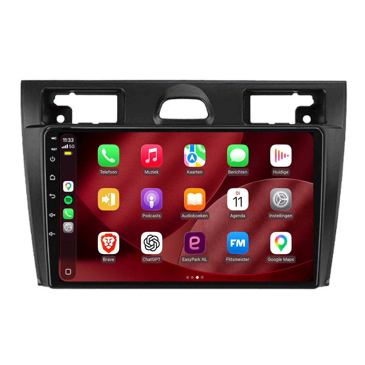 Autoradio con CarPlay e Android Auto per Ford Fiesta | 2006-2008 | 9 pollici | Android 15