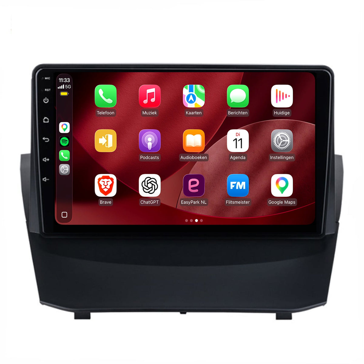 Ford Fiesta CarPlay & Android Auto Radio | 2009 bis 2012 | 9 Zoll | Android 15