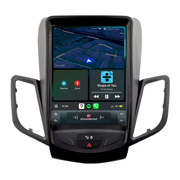 Cartronix Ford Fiesta | 2009 à 2017 | Autoradio Navigation | Apple CarPlay & Android Auto | Android 13 | Grand écran HD