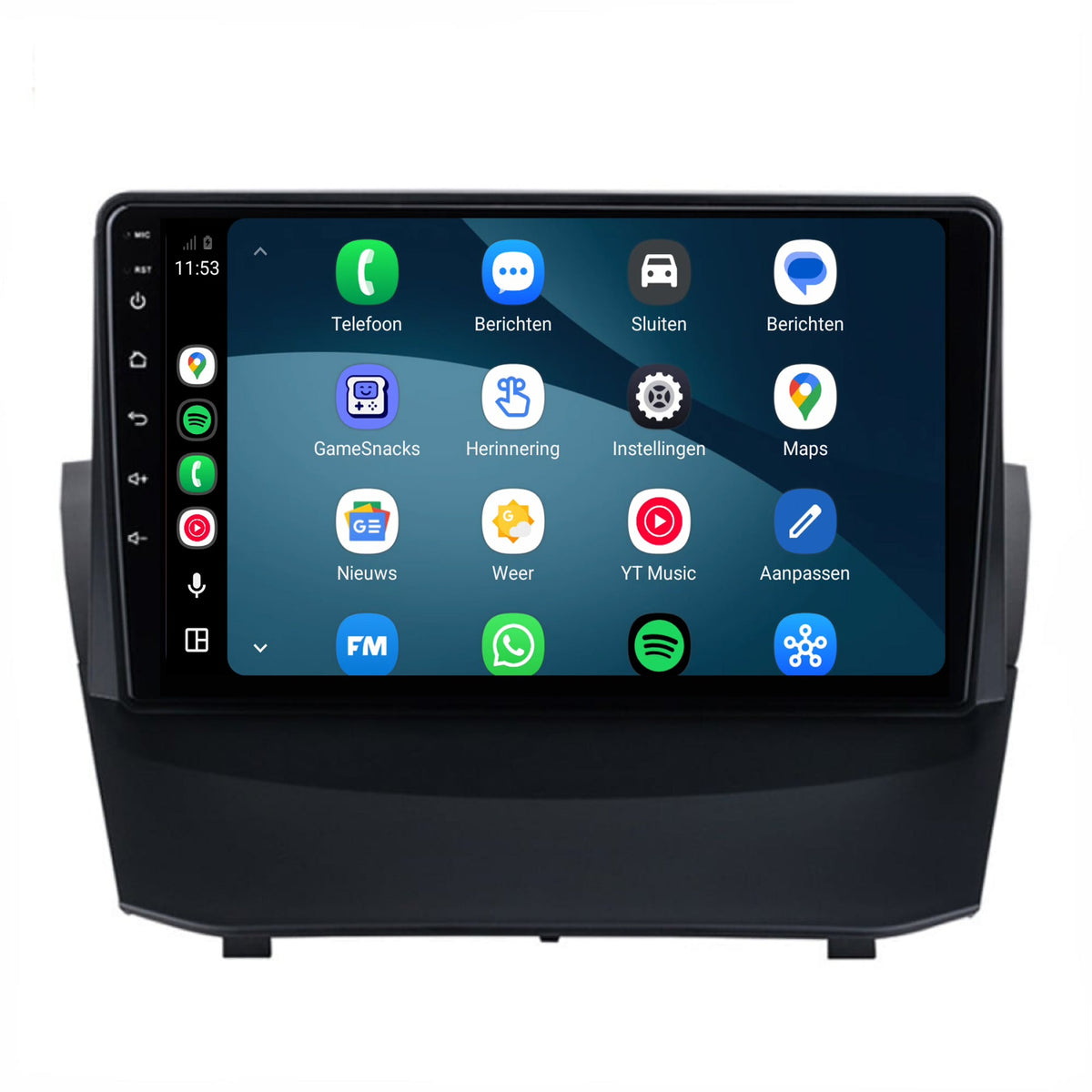Autoradio con CarPlay e Android Auto per Ford Fiesta | 2013-2017 | 9 pollici | Android 15