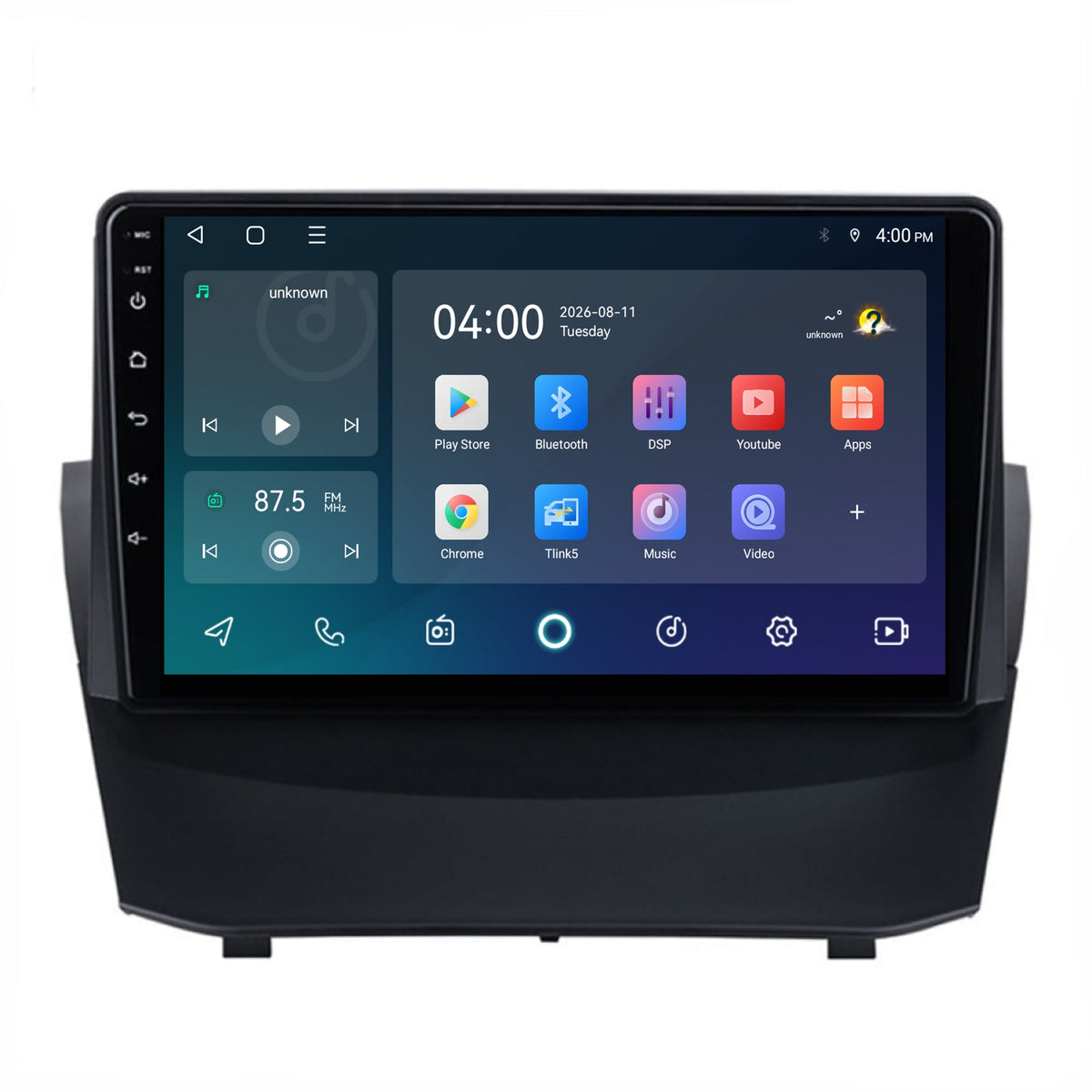 Ford Fiesta CarPlay & Android Auto Radio | 2009 bis 2012 | 9 Zoll | Android 15
