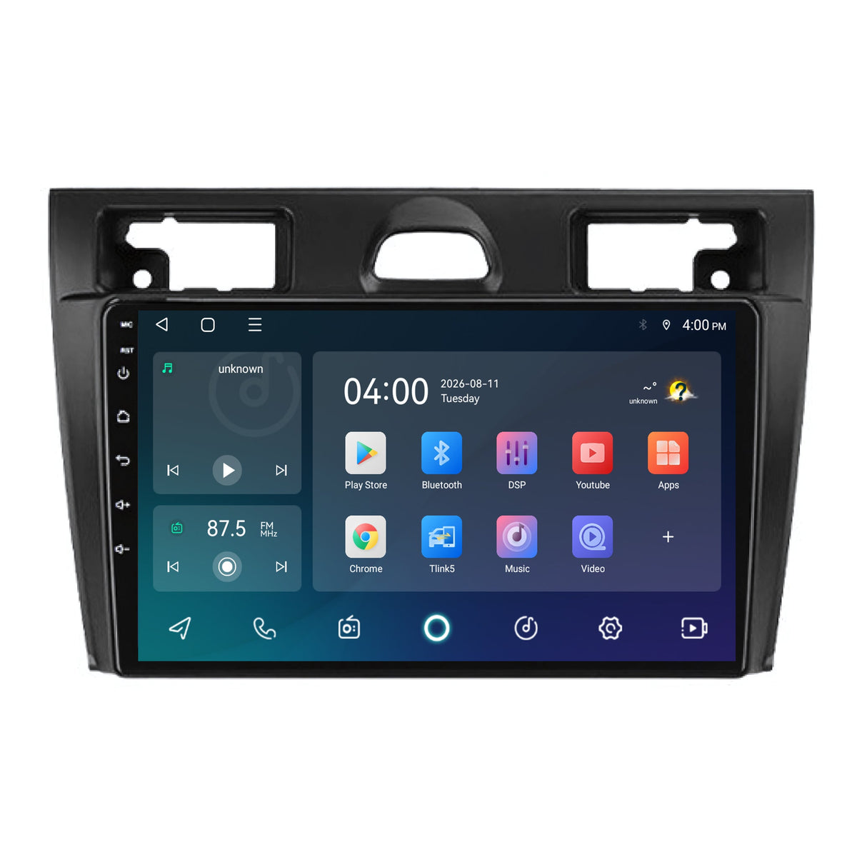 Autoradio con CarPlay e Android Auto per Ford Fiesta | 2006-2008 | 9 pollici | Android 15