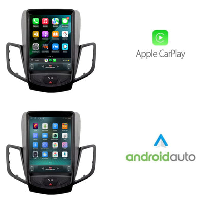 Cartronix Ford Fiesta | 2009 do 2017 | Radio samochodowe z nawigacją | Apple CarPlay i Android Auto | Android 13 | Duży ekran HD