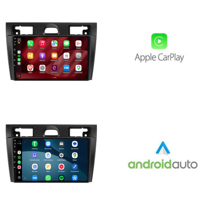 Ford Fiesta CarPlay & Android Auto radio | 2006 t/m 2008 | 9 inch | Android 15