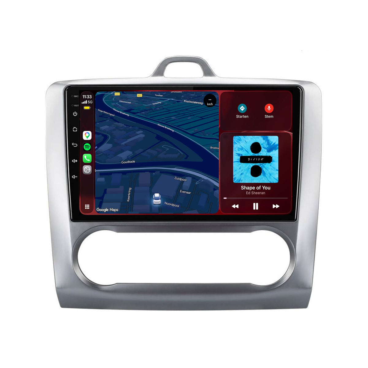 Autoradio CarPlay & Android Auto per Ford Focus | 2005 - 2010 | 9 pollici | Android 15 | CTX-7022