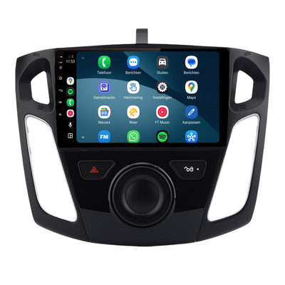 Ford Focus CarPlay & Android Auto radio | 2011 t/m 2017 | 9 inch | Android 15