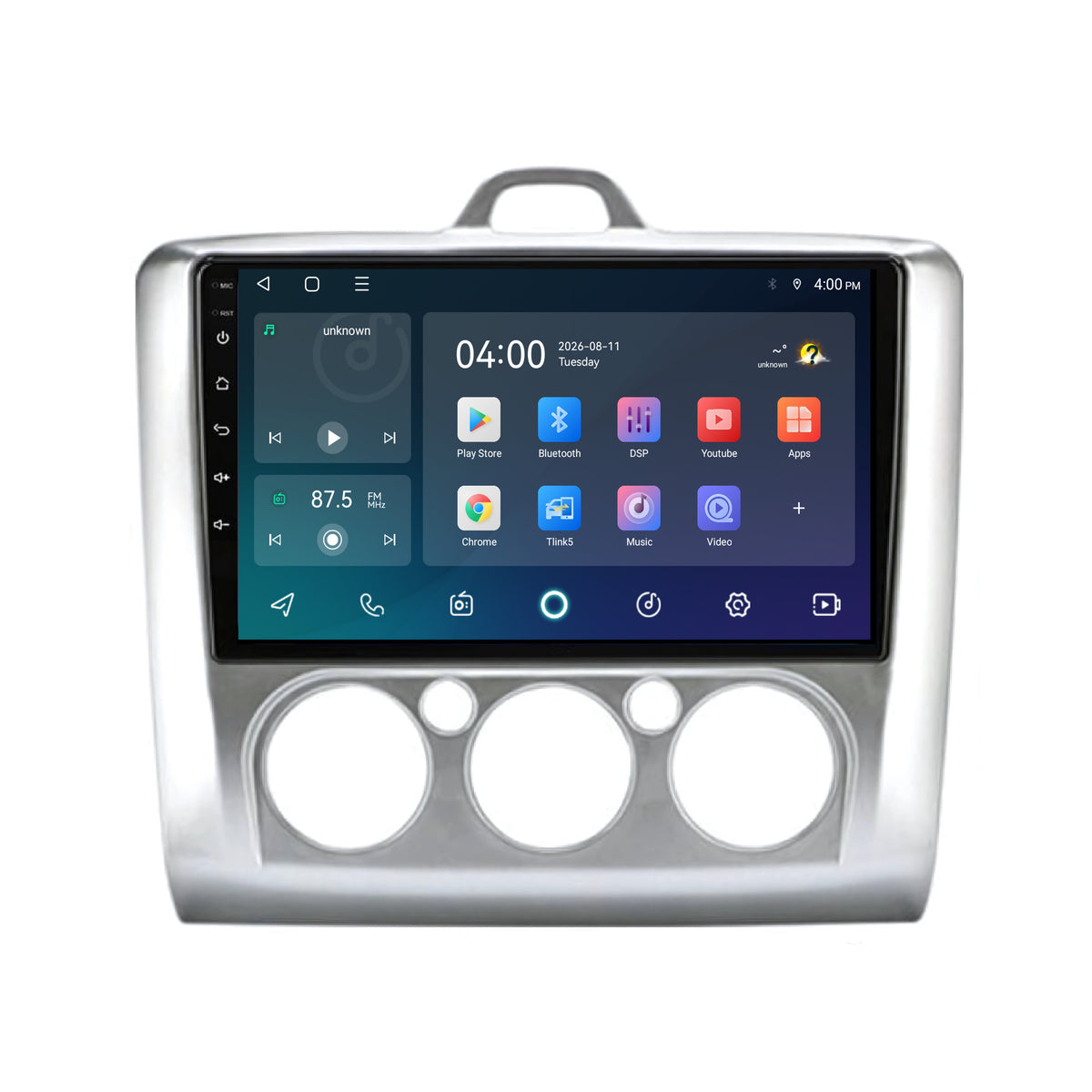 Ford Focus CarPlay & Android Auto radio | 2005 to 2010 | 9 inch | Android 15 | CTX-7084