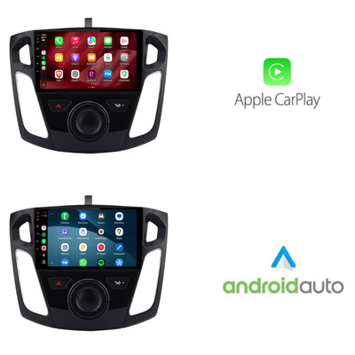 Ford Focus CarPlay & Android Auto radio | 2011 t/m 2017 | 9 inch | Android 15