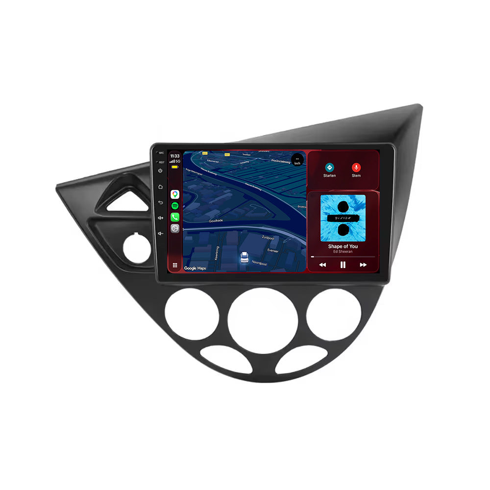 Autoradio CarPlay & Android Auto per Ford Focus & Fiesta | 1995 - 2004 | 9 pollici | Android 15