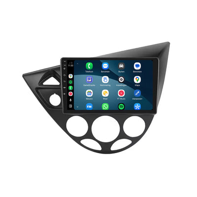 Ford Focus & Fiesta CarPlay & Android Auto radio | 1995 t/m 2004 | 9 inch | Android 15