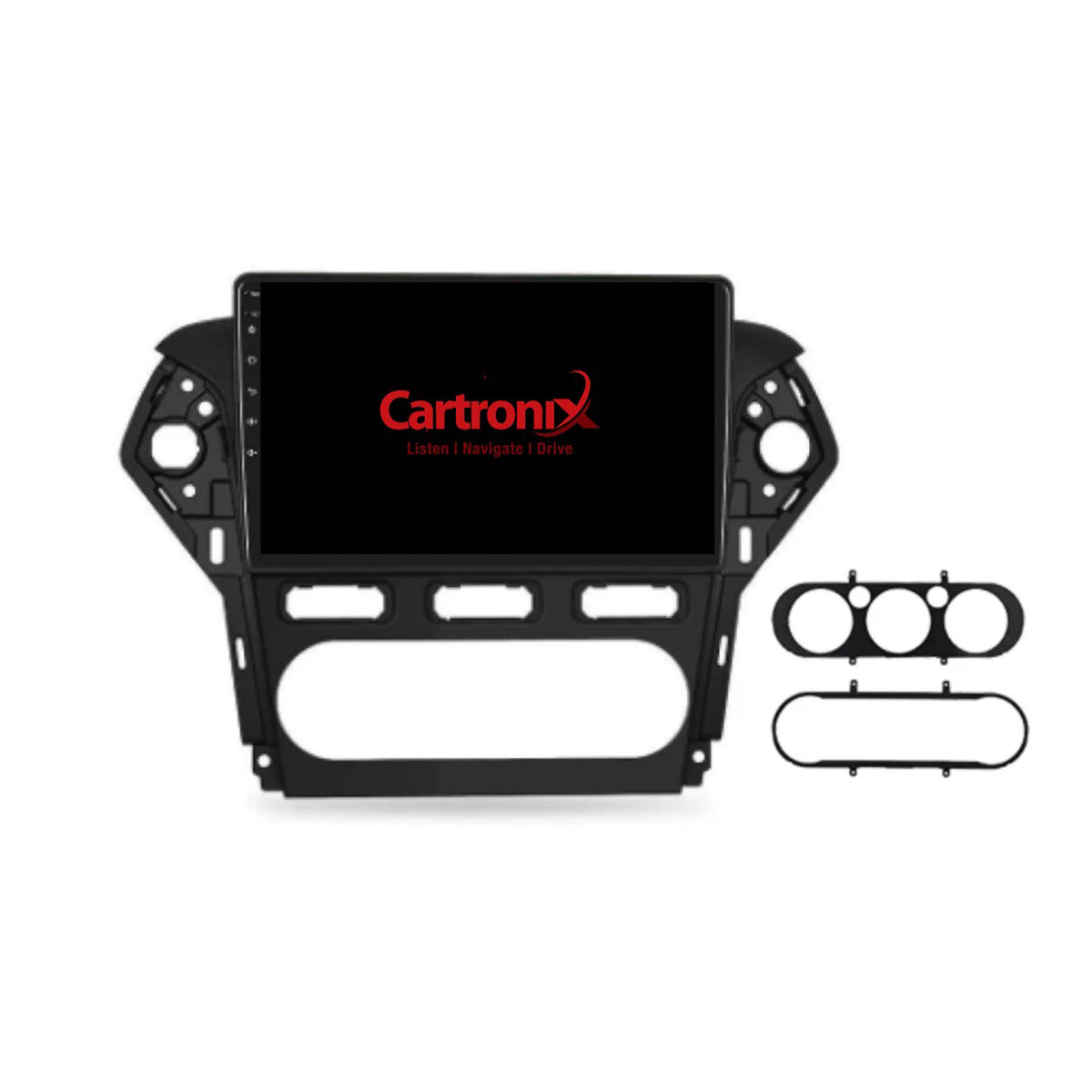 Ford Mondeo CarPlay & Android Auto Radio | 2007 bis 2014 | 9 Zoll | Android 15 | Schwarzer Rahmen | CTX-7205