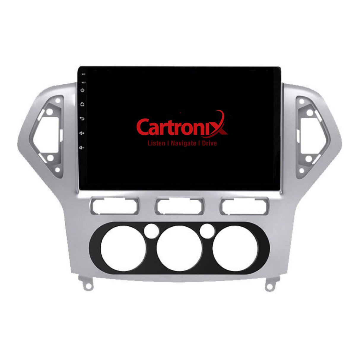 Radio con CarPlay y Android Auto para Ford Mondeo | 2007 a 2014 | 9 pulgadas | Android 15 | Marco plateado | CTX-7204