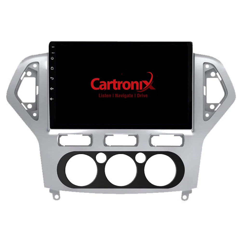 Radio samochodowe z CarPlay i Android Auto do Forda Mondeo | 2007–2014 | 9 cali | Android 15 | Srebrne | CTX-7096