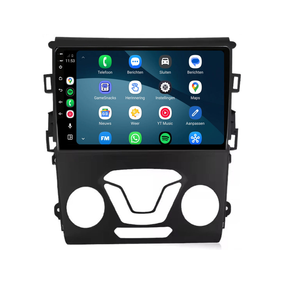 Radio samochodowe z CarPlay i Android Auto do Ford Mondeo | 2013-2018 | 9 cali | Android 15 | CTX-7085