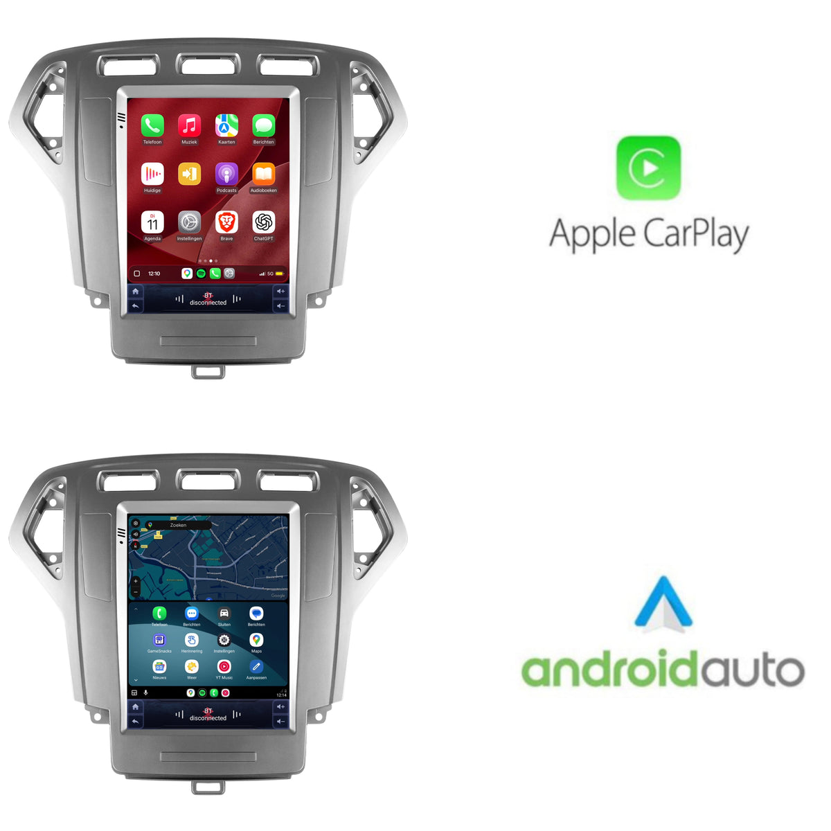 Ford Mondeo CarPlay & Android Auto radio | 2007 t/m 2014 | 9.7 inch | Android 15 | CTX-7478