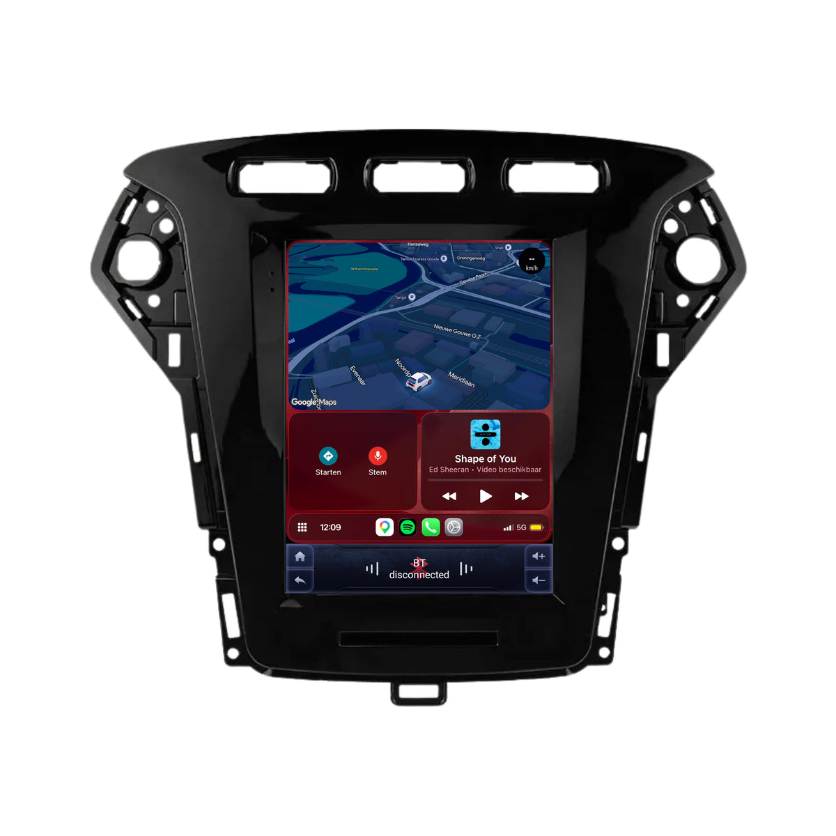 Ford Mondeo Mk4 CarPlay & Android Auto radio | 2007 t/m 2014 | 9.7 inch | Android 15 | CTX-7431