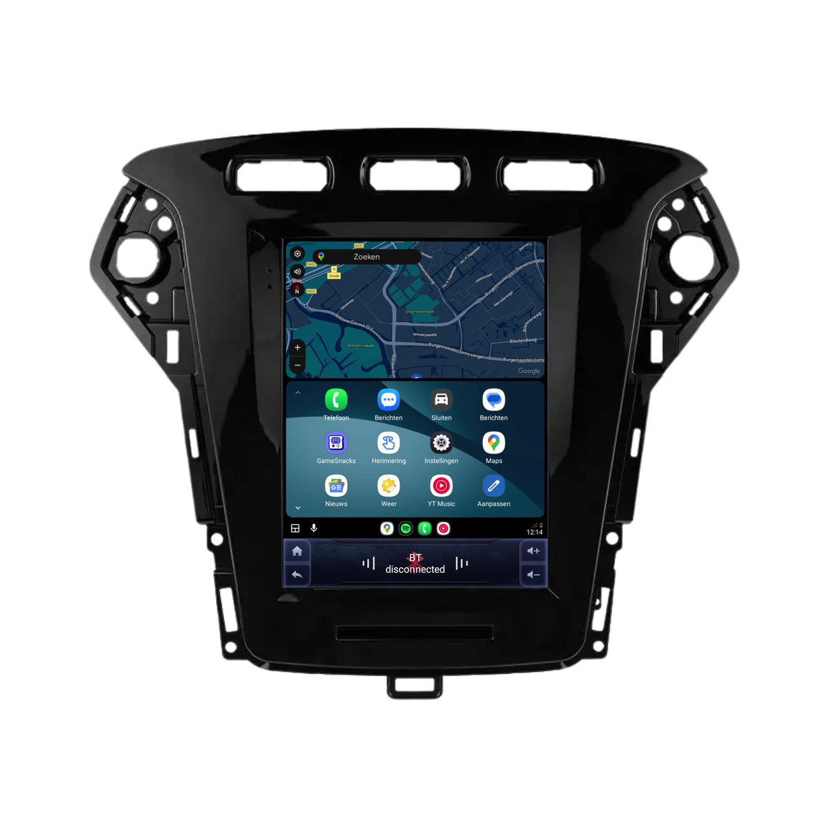 Ford Mondeo Mk4 CarPlay & Android Auto radio | 2007 t/m 2014 | 9.7 inch | Android 15 | CTX-7431